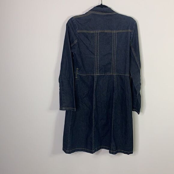 Bisou Bisou jean denim dress size medium button up (pc1) - Picture 6 of 9